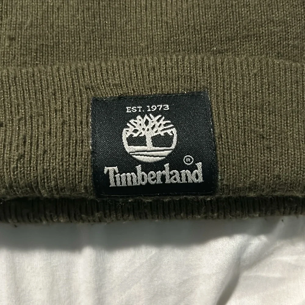 Like New Timberland Green Beanie - Picture 2 of 4